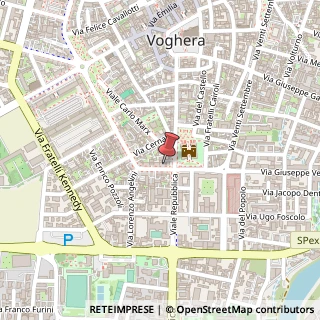 Mappa Via Gramsci, 36, 27058 Voghera, Pavia (Lombardia)