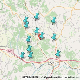 Mappa 14020 Cossombrato AT, Italia (7.3808333333333)
