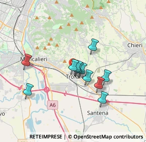 Mappa Via Trento, 10028 Trofarello TO, Italia (2.77636)