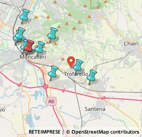 Mappa Via Trento, 10028 Trofarello TO, Italia (4.54182)