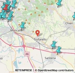 Mappa Via Trento, 10028 Trofarello TO, Italia (7.585)