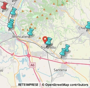 Mappa Via Trento, 10028 Trofarello TO, Italia (7.108)