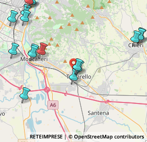 Mappa Via Trento, 10028 Trofarello TO, Italia (6.23)