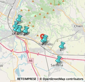 Mappa Via Trento, 10028 Trofarello TO, Italia (3.92636)