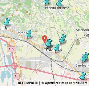 Mappa Via Aldo Moro, 10028 Trofarello TO, Italia (2.30308)