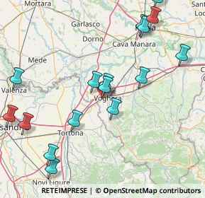 Mappa Via Momo, 27058 Voghera PV, Italia (19.0625)