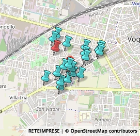 Mappa Via F.lli Rosselli, 27058 Voghera PV, Italia (0.286)