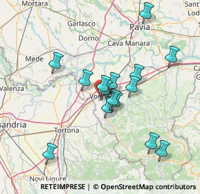 Mappa Via F.lli Rosselli, 27058 Voghera PV, Italia (12.832)