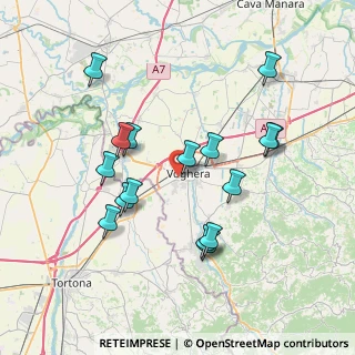 Mappa Corso Fratelli Rosselli, 27058 Voghera PV, Italia (7.36063)