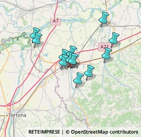 Mappa Via Giuseppe Verdi, 27058 Voghera PV, Italia (5.32167)