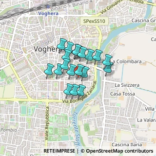 Mappa Via Ernesto Maiocchi, 27058 Voghera PV, Italia (0.2715)