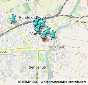 Mappa Via Fratelli Berti, 27058 Voghera PV, Italia (0.64667)