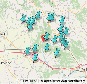 Mappa 14014 Montafia AT, Italia (6.7325)