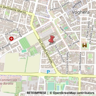 Mappa Via Marsala, 13, 27058 Voghera, Pavia (Lombardia)