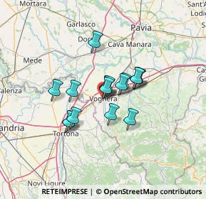 Mappa Via Gramsci, 27058 Voghera PV, Italia (9.06125)