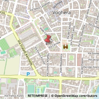 Mappa Via Gramsci, 8, 27058 Voghera, Pavia (Lombardia)