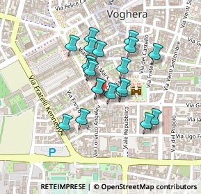 Mappa Via Gramsci, 27058 Voghera PV, Italia (0.1705)
