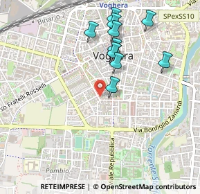 Mappa Via Gramsci, 27058 Voghera PV, Italia (0.46818)