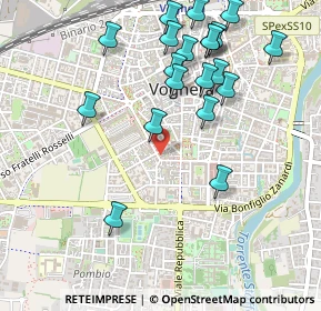 Mappa Via Gramsci, 27058 Voghera PV, Italia (0.553)