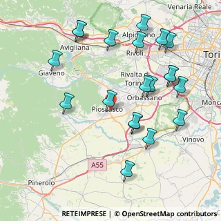Mappa Via P. Micca, 10045 Piossasco TO, Italia (9.0575)