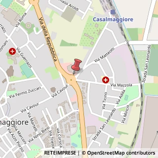 Mappa Via della Repubblica, 2/2, 26041 Casalmaggiore, Cremona (Lombardia)