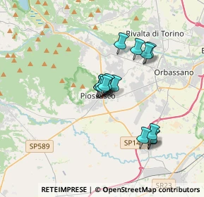 Mappa Piazza Falcone e Borsellino, 10045 Piossasco TO, Italia (2.56333)