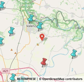 Mappa SP 79, 15040 Pecetto di Valenza AL (7.03727)