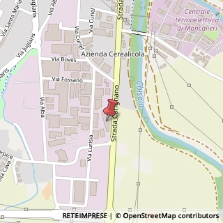 Mappa Strada Carignano, 58, 10024 Moncalieri, Torino (Piemonte)