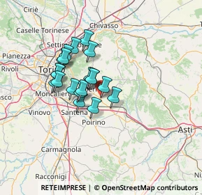 Mappa SP 120, 10020 Riva presso Chieri TO, Italia (10.3565)