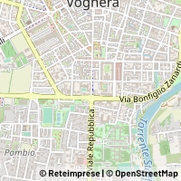Mapa Voghera