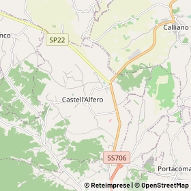 Mappa Castell'Alfero