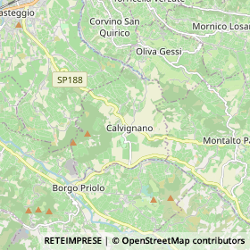 Mappa Calvignano