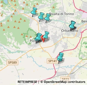 Mappa Via Nino Costa, 10045 Piossasco TO, Italia (3.57231)