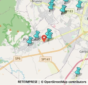 Mappa Via Nino Costa, 10045 Piossasco TO, Italia (2.44364)