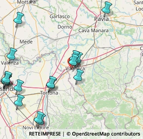 Mappa Via Carso, 27058 Voghera PV, Italia (21.96889)