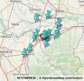 Mappa Via Carso, 27058 Voghera PV, Italia (8.80375)