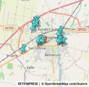 Mappa Via Mussini, 27058 Voghera PV, Italia (1.33571)