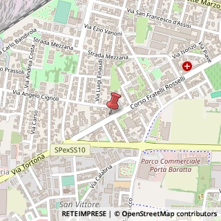 Mappa Via F.lli Rosselli, 109, 27058 Voghera, Pavia (Lombardia)