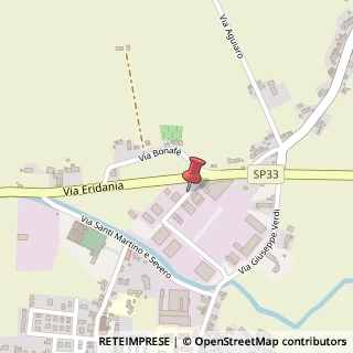 Mappa Via Eridania, 16, 45030 Crespino RO, Italia, 45030 Crespino, Rovigo (Veneto)