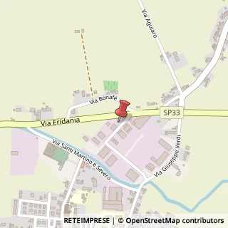 Mappa Via Eridania, 4, 45030 Crespino, Rovigo (Veneto)