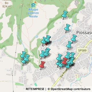 Mappa Via S. Vito, 10045 Piossasco TO, Italia (0.4931)