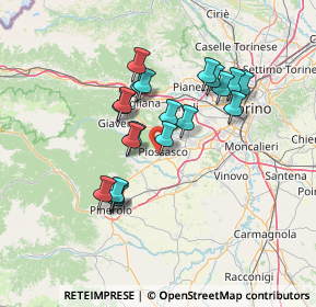 Mappa Via S. Vito, 10045 Piossasco TO, Italia (11.7205)