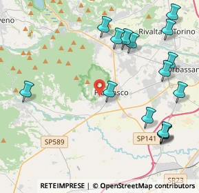 Mappa Via S. Vito, 10045 Piossasco TO, Italia (5.136)