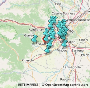 Mappa Via Cesare Beccaria, 10045 Piossasco TO, Italia (9.524)