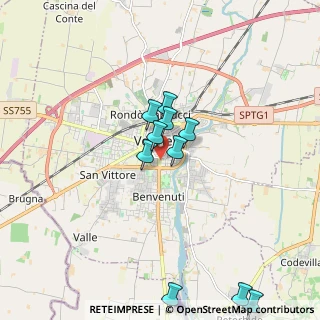 Mappa Via Giordano Bruno, 27058 Voghera PV, Italia (2.06909)