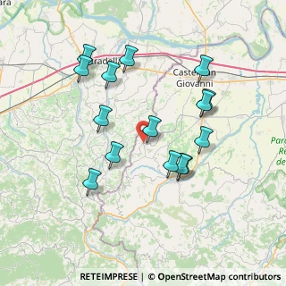 Mappa Via Str. Nuova, 29010 Ziano Piacentino PC, Italia (7.262)