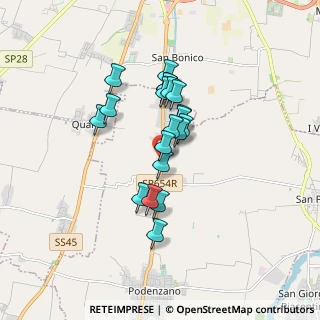 Mappa Via Cherubini 3 Loc, 29027 Podenzano PC, Italia (1.2855)