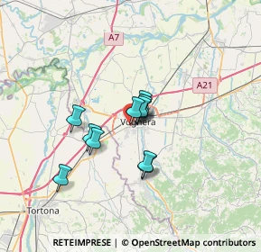Mappa Via Giovanni Mussini, 27058 Voghera PV, Italia (4.38182)