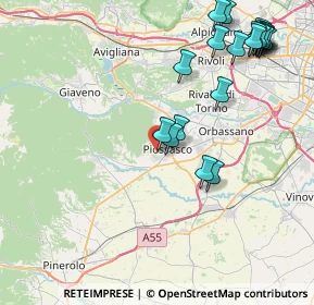 Mappa Piazza S. Vito, 10045 Piossasco TO, Italia (9.991)