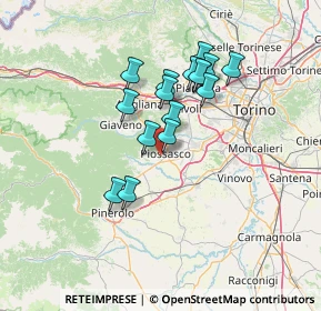 Mappa Piazza S. Vito, 10045 Piossasco TO, Italia (11.36875)